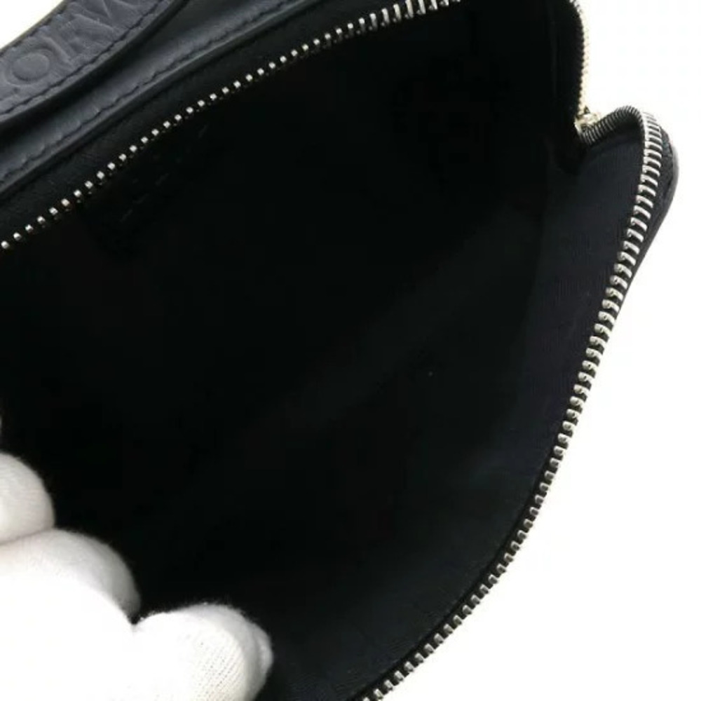 Loewe Crossbody Camera Satin Bag Calf Black